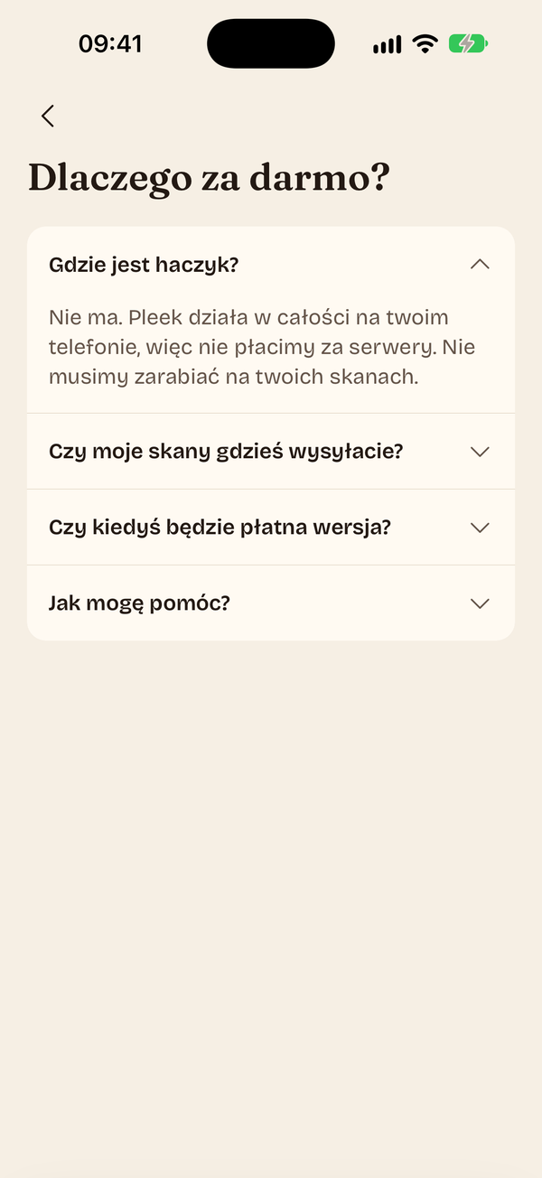 Dlaczego Pleek jest za darmo